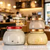 Té de Leche de Calabaza Frescamente Estofada en Frascos Grandes, Miel, Gelatina de Pescado, Reenvasado en Botellas de Vidrio Vacías, Grado Alimenticio, Resistente a Altas Temperaturas, Se Puede Cocinar al Vapor