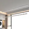 Percha Eléctrica Inteligente para Ropa Barra de Secado Automática de Elevación Invisible Tamaño Pequeño Montaje Lateral Balcón Estante para Secar Ropa en Casa