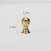 Celebridade da Internet Alto Valor de Beleza Tampa de Copo Acessórios de Ornamento Bola Superior Alça Chapéu Top Bola Galvanizada Botão de Tampa Decorativa Multiestilo