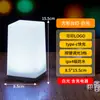 Lámpara de barra, lámpara de barra LED recargable, iluminación ambiental para juegos de misterio de asesinato, pequeña luz nocturna, lámpara de mesa de restaurante, lámpara de mesa de bar, hierro
