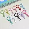 Llavero de aleación de zinc con hebilla en forma de D, con 8 palabras en color caramelo, con hebilla en forma de C, accesorio de joyería para hacer tú mismo