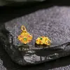 Pequeños accesorios de goteo Xiangyun con incrustaciones de oro antiguo bañados en plata S925, collar de hilo de mano DIY, accesorios pequeños Joker