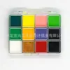 Set de Pintura al Óleo y Acuarela a Cuadros de 12 Colores Pintura Facial para Halloween, Navidad, Pascua Pintura para Escenario