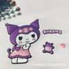 Parche de Goma Suave de PVC de Dibujos Animados Sanrio Kuromi Accesorios DIY para Fundas de Tableta y Teléfono y Decoraciones para el Cabello