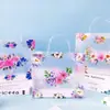 Bolsa Tote Transparente de Plástico PP Fosco Bolsa de Presente de Noivado de Alto Padrão Embalagem de Presente de Aniversário de Bebê Bolsa de Presente