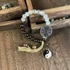 Pulsera trenzada de cuentas hecha a mano para mujer, Pulsera moderna para hombre, Diseño de nicho, Estilo de pareja, Joyería de mano de estilo chino nuevo
