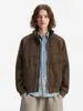 Chaqueta de Cuero PU Desestructurada Estilo Americano para Motociclista Hombre Catteeius, Nuevo Diseño de Primavera, Chaqueta de Piloto para Pareja