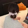 Pinza para el Cabello de Plátano Plegada con Lazo de Satín de Gama Alta, Pinza de Garra Elegante de Nuevo Estilo para la Parte Posterior de la Cabeza, Accesorio para el Cabello de Pinza Vertical para Cola de Caballo