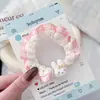 Elástico de cabelo de renda Miffy coelhinha rabo de cavalo fofo scrunchie alta estética simples fofo corda de cabelo