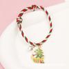 Pulsera de Dibujos Animados Serie Navideña Sanrio Directo de Fábrica Pulsera para Parejas Ajustable Cadena de Color Cuerda Roja y Verde