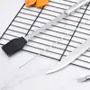 Set Creativo y Moderno de Herramientas para Barbacoa de Acero Inoxidable para Exteriores, Portátil, Duradero, Fácil de Limpiar, Exclusivamente para Ventas Transfronterizas