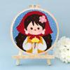 Bordado Poke Russo Bordado à Mão diy Pintura em Lã Bordado de Casal Poke Poke Poke Bordado Agulha Bolsa de Material