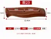 Mango de cuchillo de palo de rosa brasileño, Mango de clip de 2 piezas para cuchillos de cocina caseros, Accesorios de mango de madera, Incluye remaches, Varios estilos