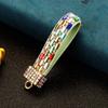 Llavero de Coche DIY de Cristal Diamante Metal Lindo Colgante de Bolso para Mujer Accesorios Accesorios Cuerda de Taladro