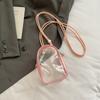 Bolsa Transparente de Gelatina con Muñeca para Mujer 2026 Nueva Nicho Linda Bolso Cruzado Verano Único Hombro Muñeca Bolsa Ita