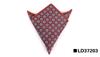 Lenço de peito Pequeno lenço quadrado Acessórios Padrão retrô masculino Flor escura Terno vermelho Lenço de bolso Novo terno de moda Acessórios da loja
