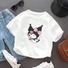 Camiseta de manga curta de algodão Kulomi para meninas, roupas de verão para bebês, camiseta e top para meninas