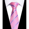 Gravata Listrada Profissional de Negócios Masculina 8cm Gravata de Poliéster Personalizada Feita à Mão Gravata Masculina Fabricante de Gravatas Shengzhou