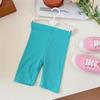 Shorts de Verano para Niñas Modernos de Color Caramelo Coreano Shorts de Seguridad Anti-Exposición para Niñas Pequeñas y Niños
