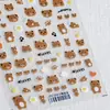 Tensor Retro Encaje Bunny Pegatinas para Uñas Ts-4044 Versátil Relieve Serie Animales de Dibujos Animados Pegatinas para Uñas