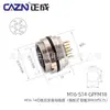 Conector Estanco Tipo Placa de Soldadura Zhengcheng M16 para PCB Panel Frontal Trasero 2 Pines 5 7A 14 Pines 19 Agujeros Socket de 24 Núcleos