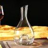 Decantador Rápido de Vinho Tinto Criativo Estilo Cascata de Iceberg, Dispensador de Vinho de Cristal de Luxo Leve de Alta Qualidade para Uso Doméstico e Comercial