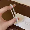 Pulseira de Pérolas Marca S para Mulheres, Nicho Exquisito High-End Jade Espuma d'Água Natural Design de Luxo para Aniversário