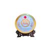 Cerámica de Jingdezhen Plato Conmemorativo Jilan con Capa de Oro Personalizado Mueble de TV Sala de Estar Adornos de Escritorio Regalos de Bienestar