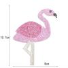 Novo Flamingo Strass Adesivo Padrão de Perfuração Quente Adesivo Criativo Hot Melt Adesivo Decoração de Roupas Perfuração Quente Pano Adesivo Spot Atacado