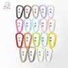 Hebilla de Resorte en Forma de D Chapada en Aleación de Zinc Hebilla Antiperdida Accesorios para Joyería DIY Llavero Colgante para Bolso de Muñeca Hebilla para Equipaje