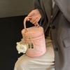 Bolsos Mini Populares para Mujer de Este Año 2025 Nuevo Diseño Nicho Bolso Cruzado Estilo Caliente de Celebridad de Internet Bolso Satchel Tipo Cubo