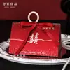 Caixas de doces para casamento, estilo chinês, luxo leve, papel com folha de ouro, novo design, alta qualidade, exclusivo e embalagem de doces portátil