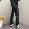 Pantalones de pierna ancha, corte curvo, modernos y elegantes para hombre, nueva colección de primavera, a la moda, sencillos, versátiles, pantalones deportivos casuales de pierna recta