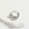 Anillo de apertura con diseño de circonitas de lujo y luz transfronteriza para mujer, anillo de gota de agua con viento frío y amor.