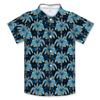 Camisa Casual de Verano de Manga Corta con Solapa Suelta para Niños y Niños de Edad Media, Estampado Digital 3D, Comercio Exterior Transfronterizo, Ropa Hawaiana