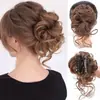 Venta Directa de Fábrica Peluca de Coleta Larga y Moño Pasador Anillo de Cabello Natural Esponjoso Herramienta para Recogidos de Novia