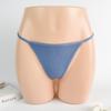 Tanga Transfronteriza Personalizada para Mujer Exportación Sexy Europea y Americana Calzones T Sin Costuras Entrepierna de Algodón Ropa Interior Delicada con la Piel Verano Mujer