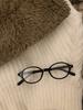 2023 Invierno Ultraligero Ins Retro Marco Redondo Caballo Femenino Estampado Leopardo Miopía Anti Luz Azul Lentes Nerd-