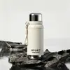 Taza térmica nueva de gran capacidad para mujer, taza con pajilla elegante, taza de agua portátil para hombres y mujeres, taza de agua fría para deportes, fábrica al por mayor