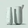 Paraguas de Bolsillo tipo Cápsula para Mujer, Recubrimiento Negro Engrosado, Protección Solar, Paraguas Sombrilla, Paraguas Plegable, Doble Uso para Sol y Lluvia, Sombrilla Solar Personalizada al por Mayor