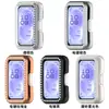 Adequado para Capa de Relógio Huawei Band11 Pro Cravejada de Diamantes, Capa Protetora Vazada com Diamantes em Linha Única, Capa Anti-Queda para Band11 Pro