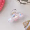 Perro de canela de jade lindo de dibujos animados melody anillo de pelo de goma pequeño no daña el pelo atar cola de caballo cuerda para la cabeza todo a juego accesorios para el pelo sanrio