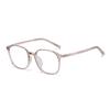 18106 Montura de Gafas Estilo Artístico Tr90 con Patilla de Cola, Gafas Sin Graduación con Filtro de Luz Azul, Se Puede Adaptar con Lentes Graduados