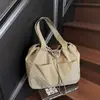 Bolsa Tote de Lona Estilo Novo para o Verão 2025 para Mulheres, Grande Capacidade, Fashion, Simples, Versátil, Bolsa de Ombro Transfronteiriça