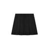 Pantalones plisados de traje para mujer, pantalón gris corto, cintura alta, ajustado, en forma de A, ropa exterior fina de verano, color negro, 2024