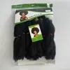Trenzas Africanas Kinky Bulk 24 Mechones Extensiones de Cabello Rizado Estilo Oruga