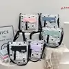 Bolsa de Lona Nueva Primavera 2026 Bolso de Hombro Único para Mujer Bolso de Mano de Gran Capacidad Bolso Cruzado Estampado Bolsa Yamashita Arimatsu