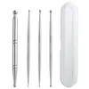 Varilla de Acero Inoxidable para Puntos de Acupuntura..Herramienta de Belleza y Bienestar. Puntos de Acupuntura de los Meridianos para Ojos, Rostro y Pies. Palo de Masaje para Estirar y Desbloquear Músculos