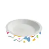 Tablero rascador redondo extragrande para gatos hecho de cartón blanco, duradero y resistente al desgaste, no suelta virutas, rascador de cartón corrugado supergrande para gatos