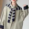 Casaco casual de outono para meninas mais velhas, nova roupa infantil, sobretudo infantil com gola alta, blusa moderna de comprimento médio
